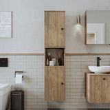 Roomart Banyo Dolabı Mat Mdf 150 X 35 Cm Banyo Boy Dolabı Atlantik Çam