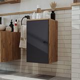 Roomart Banyo Dolabı Mat Mdf 60 X 35 Cm Banyo Boy Dolabı Atlantik Çam Antrasit