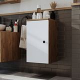 Roomart Banyo Dolabı Mat Mdf 60 X 35 Cm Banyo Boy Dolabı Atlantik Çam - Beyaz