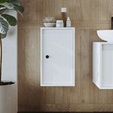 Roomart Banyo Dolabı Mat Mdf 60 X 35 Cm Banyo Boy Dolabı Beyaz