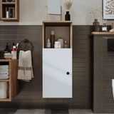 Roomart Banyo Dolabı Mat Mdf 90 X 35 Cm Banyo Boy Dolabı Atlantik Çam - Beyaz