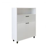Roomart Camasir Sepetli Banyo Dolabi, Cok Amacli Cekmeceli Dolap 90 Cm