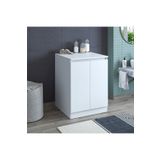 Roomart Cm3 Çamaşır Makinesi Alt Dolabı, Kapaklı, Mat Beyaz