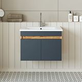 Roomart Lavabolu Atlantik - Antrasit Mat Mdf 65 cm Banyo Dolabı