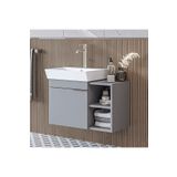 ROOMART Likya Ayaksız Tek Kapaklı Açık Raflı Lavabolu 72 Cm Banyo Dolabı Alt, Lavabolu Alt Banyo Dolabı