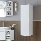 Roomart Likya Banyo Dolabı Mat Mdflam 114 Cm Banyo Boy Dolabı Beyaz