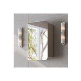 ROOMART Likya Kulpsuz Tek Kapaklı Aynalı Mdflam 45 Cm Aynalı Banyo Üst Dolabı