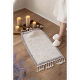 Root Tekli Banyo Paspası Bambu 60x100 cm Koyu Gri