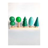 ROOT WODEN TOYS Ahşap Oyuncak 5'li Ağaç Set