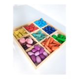 ROOT WODEN TOYS Ahşap Oyuncak Waldorf Mandala Motif Blokları