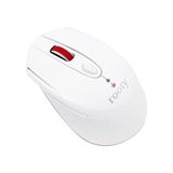 Rooty Sessiz Kablosuz Optik Mouse Çok Fonksiyonlu- Beyaz Kırmızı