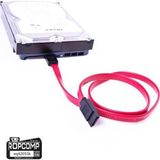 Ropcomp Harddisk HDD SSD DVD Rom SATA 3.0 Veri Kablosu 6.0 Gbps (Kırmızı – Düz)