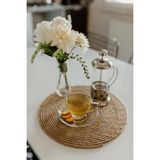 Rope Decor 20 cm Doğal Jüt Nihale – El Yapımı Tencere, Tava ve Çaydanlık Altlığı