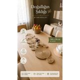 Rope Decor Doğal Jüt Hasır Runner, 100x30cm, El Yapımı Jüt Halat Salon Sehpa Örtüsü, Mutfak Masa Örtüsü, Ranır