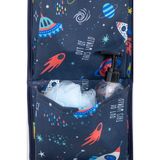 Rope Home Uzay Baskılı 3 Cepli Çok Amaçlı Askılı Duvar Tipi Dolap Içi Banyo Mutfak Düzenleyici Organizer 20 x 60