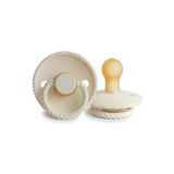 Rope Kauçuk Emzik - Cream 0-6 Ay (3 Adet)