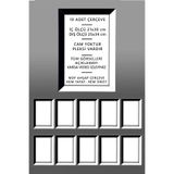 ropİİ 10 Adet A4 Çerçeve Pvcli 21x30 Sertifika Için Çerçeve Diploma Için Çerçeve Belge Için Çerçeve