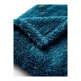 Roro Auto Çift Taraflı Araç Kurulama Havlusu 70X50 cm 1600 Gsm - Ultra Emici Mikrofiber Oto Bezi Turkuaz