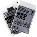 Roro Auto Olimpos Mikrofiber Oto Cam Bezi ve Araba Yıkama Seti 50 x 70 cm Gri Parlatıcı Özellikli