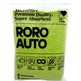 Roro Auto Soft Araç Cila ve Kurulama Bezi – Yeşil | 50x70 cm – 440 GSM