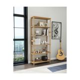 Rosa Ahşap Kitaplık :6 Raflı Minimalist Mdf Ve Ahşap Tasarım 174cm X 80cm X 30cm Derinlikte Kitaplık ROSA Kitaplık