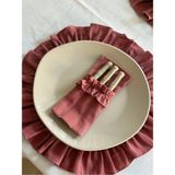 Rosa Keten 3 Bölmeli Kaşıklık / Çatal-Kaşık-Bıçak Kılıfı