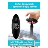 Rosa Sipresso Seyahat Bavul Ağırlık Tartı Dijital Çok Amaçlı Taşınabilir Bagaj Tartısı Max 40 Kg