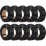 ROSA3D Megapack Pet-G Standard Siyah 10'lu Set 3D Yazıcı Filamenti