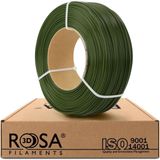 ROSA3D PLA Filaman 1,75 mm, 3D Yazıcı için, PLA Ordu Yeşili, Dolum Filament, 1 kg