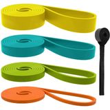 ROSAPOAR Direnç Bantları Seti, Çekme Bantları - Egzersiz Bantları, Egzersiz Bantları, Egzersiz, Fitness, Antrenman, Erkekler Kadınlar için Fizik Tedavi için Uzun Direnç Bantları Seti - Renkli
