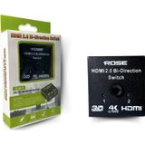 Rose 2 Port Çift Yönlü HDMI Switch Splitter Ekran Monitör Çoklayıcı Çoğaltıcı