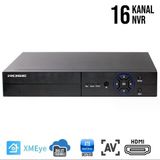 Rose 4K Destekli Xmeye 16 Kanal Nvr Kayıt Cihazı 4Kd-16