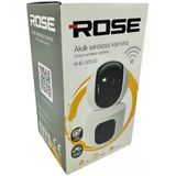 Rose Ahd-30150 İç Mekan 5V İle Çalışan Çift Kameralı 360 Derece Dönebilen Wifili Gece Görüşlü Mikrofonlu Wireless Ptz Kamera