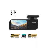 Rose Araç Kamera Kayıt Seti Mr-76 Rose Model 2K Ön Kamera + 1K Arka Kamera 7/24 Kayıt