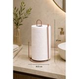 Rose Ayraçlı Kağıt Havluluk Rulo Havluluk Peçetelik 25 Cm Paslanmaz Metal
