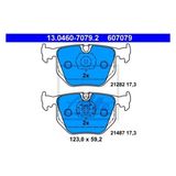 Rose Bmw E38 X5:E53 Fren Balatası Arka 728>750I 730/740D; 3.0i/d>4.8i - ATE_13046070792