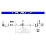 Rose Bmw E46 Fren Hortumu Arka - - ATE_83615204553