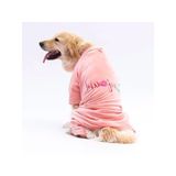 Rose Bonjour Kadife Orta-Büyük Irk Köpek Tulumu (4Xl)