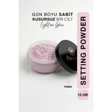 Rose Candy Setting Powder|Makyaj Sabitleyici Toz Pudra| Canlandırıcı Mat Bitişli Gözenek Gizleyici|Pembe