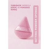 Rose Candy Üçgen Yumuşak Pamuksu Dokulu Kompakt | Pudra Süngeri