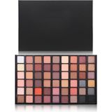Rose Cosmetics 54 Renkli Göz Farı Paleti - Mat ve Işıltılı Tonlar, Yoğun Pigment ve Uzun Süre Kalıcılık