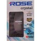 Rose Crystal HD Uydu Alıcısı – Yüksek Çözünürlük, Kolay Kurulum ve Geniş Kanal Seçenekleri ile Net Görüntü - Siyah
