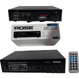 Rose FR-2001W 80W Mono Mixer Amfi Uzaktan Kumandalı Profesyonel Kullanım İçin Yüksek Performans