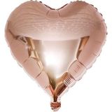 Rose Gold 18 İnç 45 Cm Kalp Folyo Balon