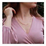 Rose Gold Kaplama Trend Geçme Gümüş Zincir