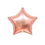 Rose Gold Yıldız Folyo Balon 24"- 60 Cm