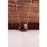 Rose Gümüş Şahmeran Kolye 6554