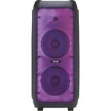 Rose HP-2200 Partybox Kablosuz Çift El Mikrofonlu Sarjlı Bluetooth 8” Hoparlör - Taşınabilir Sarjlı Bluetooth