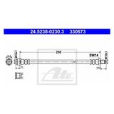 Rose Mercedes W168 W169 W245 VANEO414 Fren Hortumu Arka - - ATE_24523802303