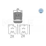Rose Mercedes W203 Fren Balatası Arka 180>240 - MEY_0252191915
